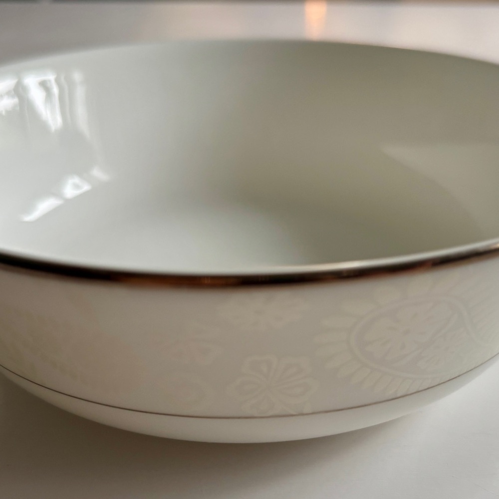 Kate Spade Bonnabel Place Lenox China all purpose bowl with soft Paisley accent